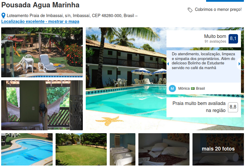 Pousada Água Marinha
